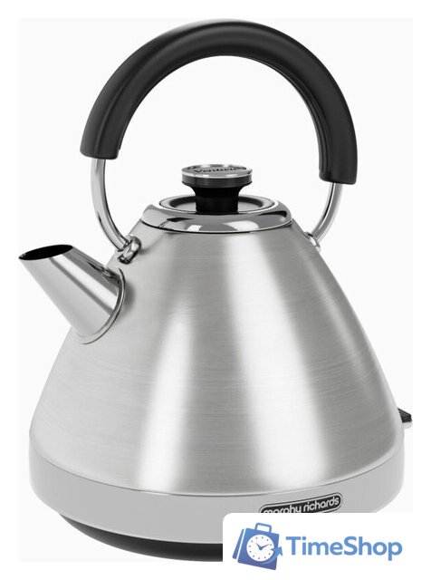 Электрический чайник Morphy Richards Venture Pyramid Silver 100130 - Изображение №1 — Интернет-магазин Time-Shop