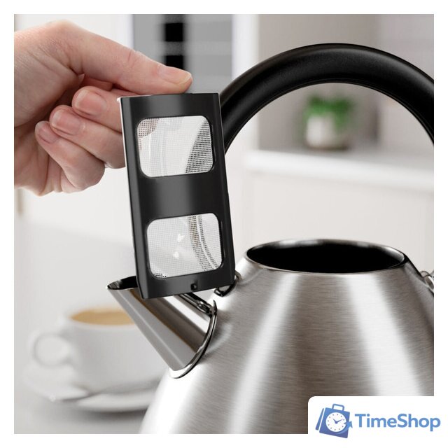 Электрический чайник Morphy Richards Venture Pyramid Silver 100130 - Изображение №7 — Интернет-магазин Time-Shop