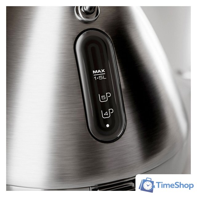 Электрический чайник Morphy Richards Venture Pyramid Silver 100130 - Изображение №4 — Интернет-магазин Time-Shop