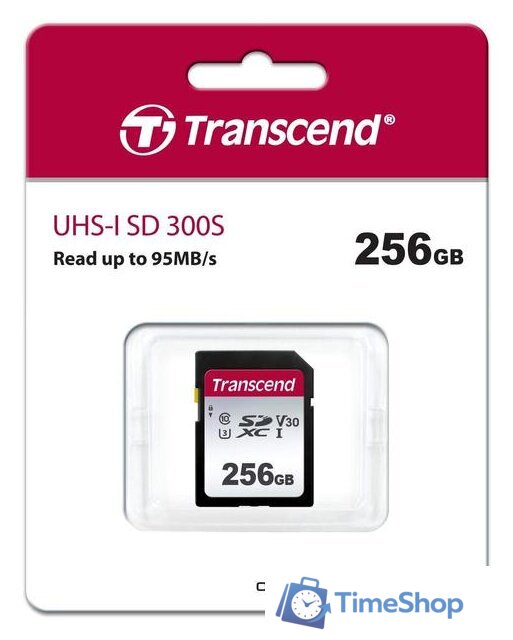 Карта памяти Transcend SDXC 300S 256GB - Изображение №2 — Интернет-магазин Time-Shop