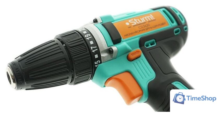 Дрель-шуруповерт Sturm CD3618T (с 2-мя АКБ, кейс) - Изображение №4 — Интернет-магазин Time-Shop