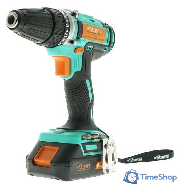 Дрель-шуруповерт Sturm CD3618T (с 2-мя АКБ, кейс) - Изображение №6 — Интернет-магазин Time-Shop