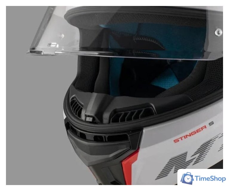 Мотошлем MT Helmets Stinger 2 Solid (XL, белый перламутр) - Изображение №7 — Интернет-магазин Time-Shop