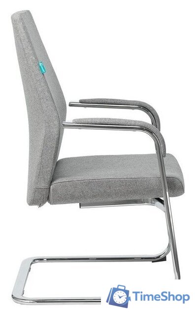 Офисный стул Бюрократ _JONS-LOW-V (серый) - Изображение №3 — Интернет-магазин Time-Shop