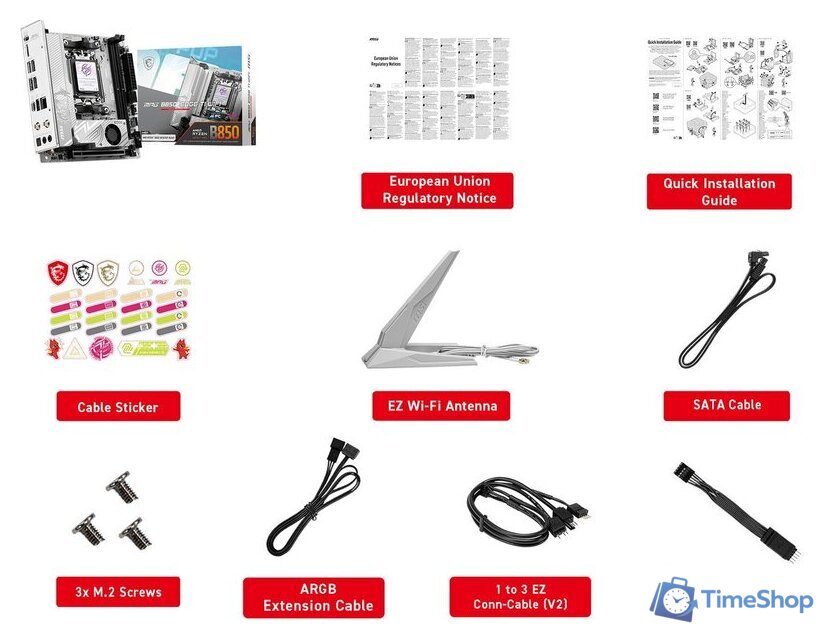 Материнская плата MSI MPG B850I Edge TI WiFi - Изображение №5 — Интернет-магазин Time-Shop