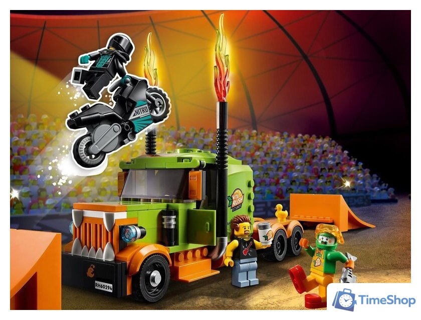Конструктор LEGO City Stuntz 60294 Грузовик для шоу каскадеров - Изображение №29 — Интернет-магазин Time-Shop