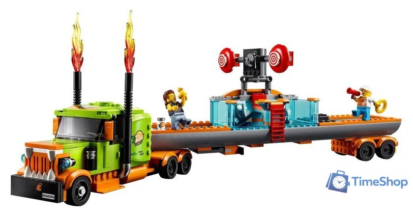 Конструктор LEGO City Stuntz 60294 Грузовик для шоу каскадеров - Изображение №4 — Интернет-магазин Time-Shop