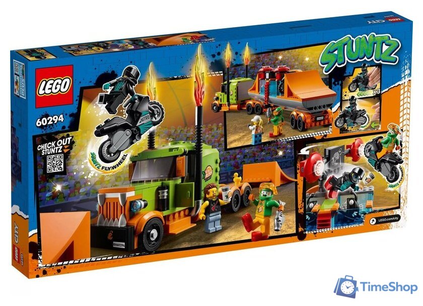 Конструктор LEGO City Stuntz 60294 Грузовик для шоу каскадеров - Изображение №2 — Интернет-магазин Time-Shop