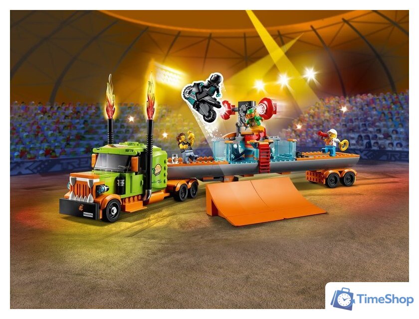 Конструктор LEGO City Stuntz 60294 Грузовик для шоу каскадеров - Изображение №28 — Интернет-магазин Time-Shop