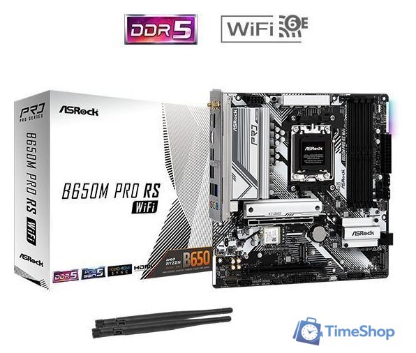 Материнская плата ASRock B650M Pro RS WiFi - Изображение №5 — Интернет-магазин Time-Shop