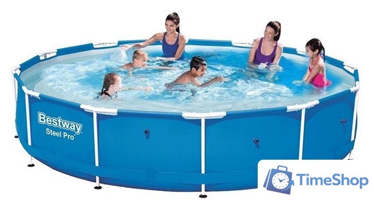 Каркасный бассейн Bestway Steel Pro 56706 (366х76) - Изображение №4 — Интернет-магазин Time-Shop