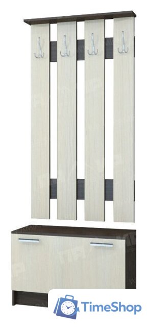 Стенка Памир ПЛ-2 (венге/дуб белфорт) - Изображение №1 — Интернет-магазин Time-Shop