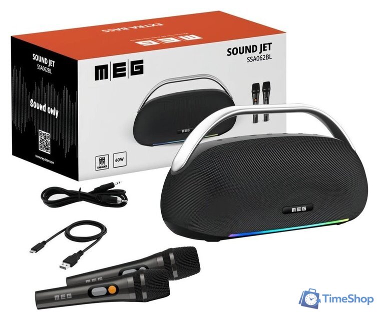 Беспроводная колонка MEG Sound Jet SSA062BL - Изображение №7 — Интернет-магазин Time-Shop
