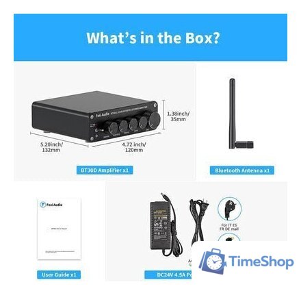 Усилитель мощности Fosi Audio BT30D (24V) - Изображение №5 — Интернет-магазин Time-Shop