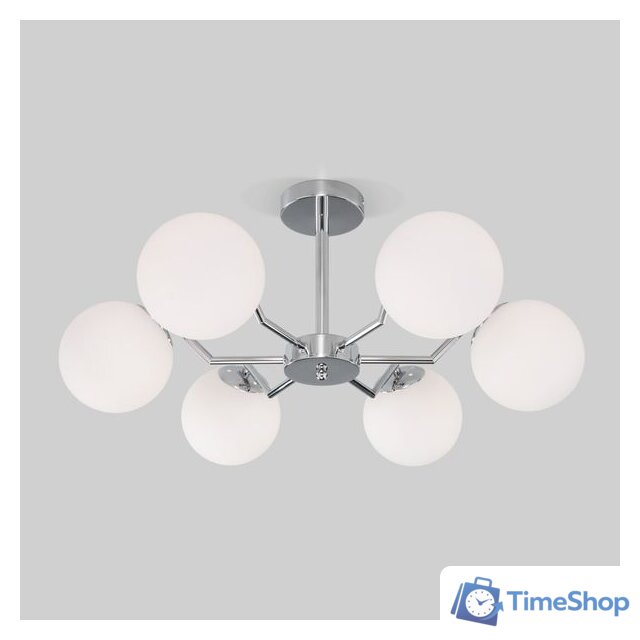 Люстра средней высоты Евросвет 70154/6 (хром) - Изображение №1 — Интернет-магазин Time-Shop