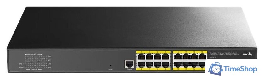 Управляемый коммутатор 2-го уровня Cudy GS2018PS2 1.0 - Изображение №1 — Интернет-магазин Time-Shop