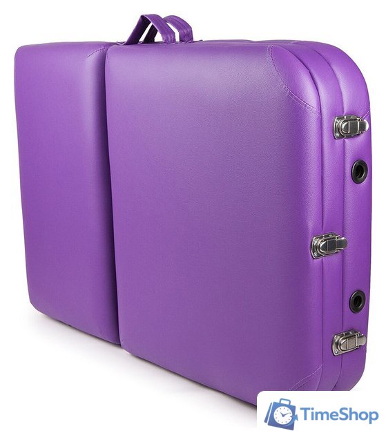 Массажный стол Atlas Sport 60 см складной 3-с деревянный (фиолетовый) - Изображение №4 — Интернет-магазин Time-Shop