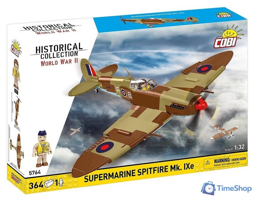 Конструктор Cobi Historical Collection WWII Supermarine Spitfire Mk.IXe - Изображение №14 — Интернет-магазин Time-Shop