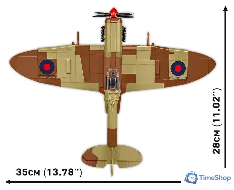 Конструктор Cobi Historical Collection WWII Supermarine Spitfire Mk.IXe - Изображение №13 — Интернет-магазин Time-Shop