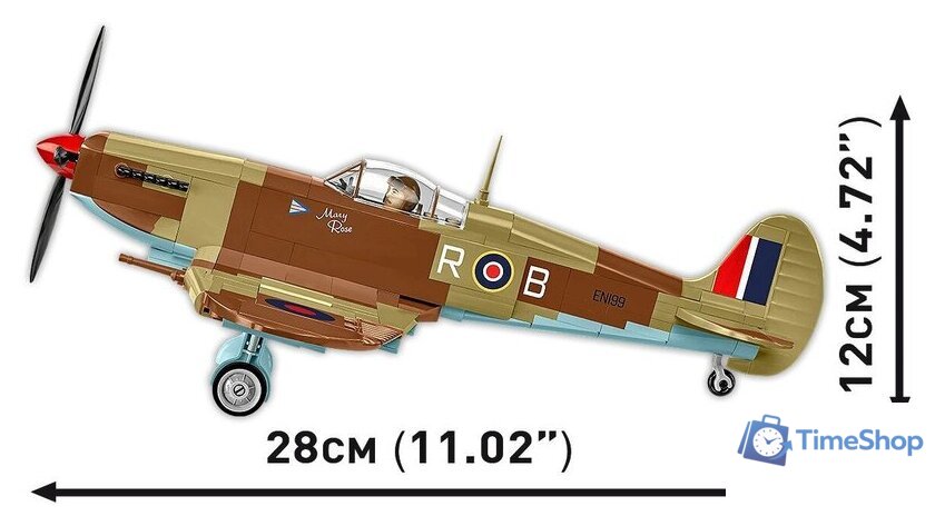 Конструктор Cobi Historical Collection WWII Supermarine Spitfire Mk.IXe - Изображение №12 — Интернет-магазин Time-Shop