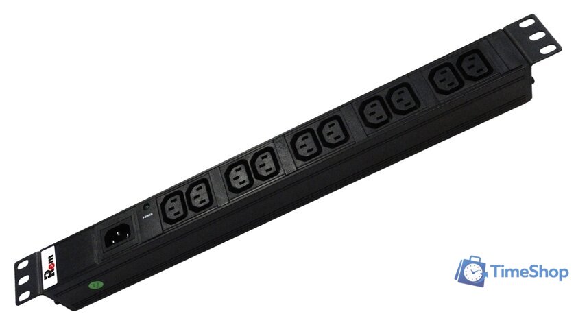 Блок розеток Rem R-10-10C13-I-440-Z (10 розеток, без шнура питания) - Изображение №1 — Интернет-магазин Time-Shop