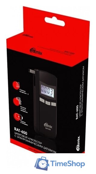 Алкотестер Ritmix RAT-650 - Изображение №4 — Интернет-магазин Time-Shop