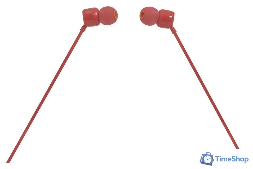 Наушники JBL Tune 110 (красный) - Изображение №3 — Интернет-магазин Time-Shop