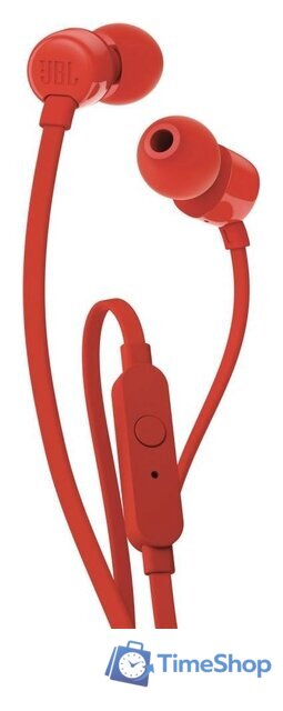 Наушники JBL Tune 110 (красный) - Изображение №2 — Интернет-магазин Time-Shop