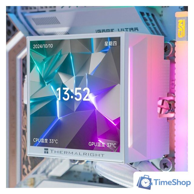 Система жидкостного охлаждения для процессора Thermalright Hyper Vision 360 ARGB (белый) - Изображение №11 — Интернет-магазин Time-Shop