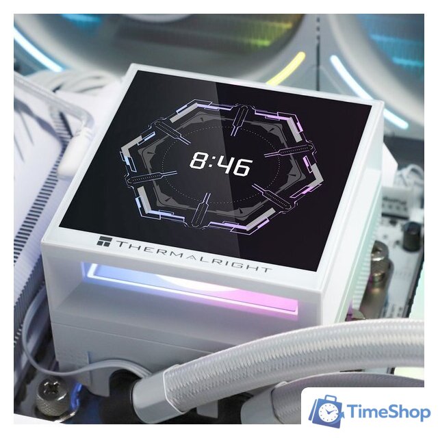 Система жидкостного охлаждения для процессора Thermalright Hyper Vision 360 ARGB (белый) - Изображение №12 — Интернет-магазин Time-Shop