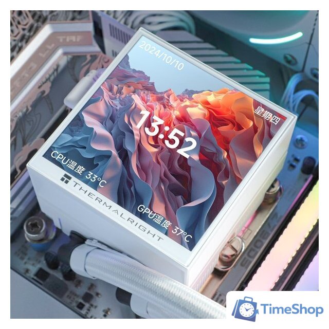 Система жидкостного охлаждения для процессора Thermalright Hyper Vision 360 ARGB (белый) - Изображение №7 — Интернет-магазин Time-Shop