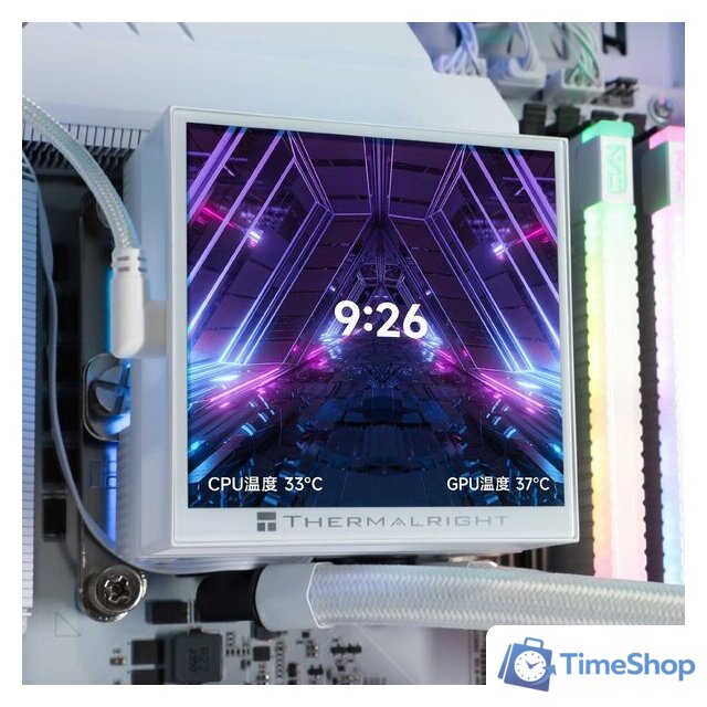 Система жидкостного охлаждения для процессора Thermalright Hyper Vision 360 ARGB (белый) - Изображение №10 — Интернет-магазин Time-Shop