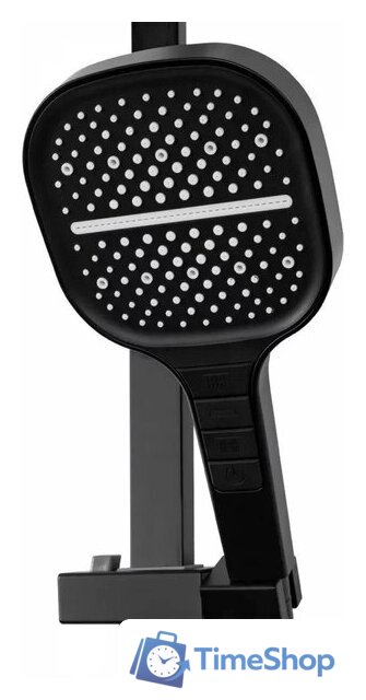 Душевая система  Hansberge H5077 (черный матовый) - Изображение №5 — Интернет-магазин Time-Shop