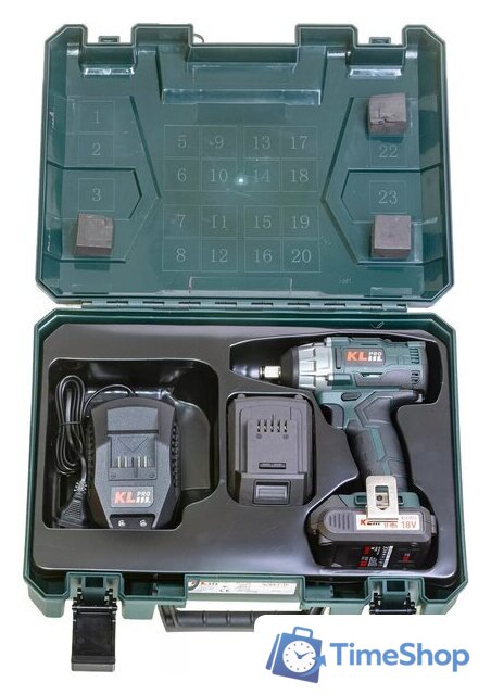Гайковерт KLPRO KLSS18B-20 (с 2-мя АКБ, кейс) - Изображение №6 — Интернет-магазин Time-Shop