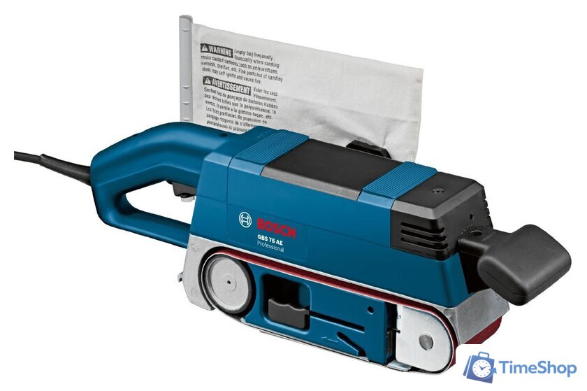 Ленточная шлифмашина Bosch GBS 75 AE Professional 0601274708 - Изображение №3 — Интернет-магазин Time-Shop