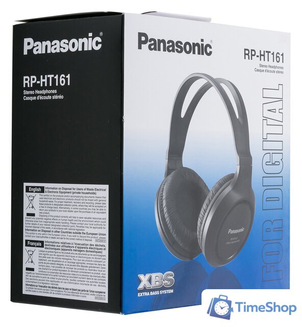 Наушники Panasonic RP-HT161E-K - Изображение №7 — Интернет-магазин Time-Shop
