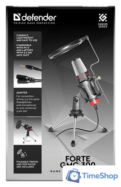 Проводной микрофон Defender Forte GMC 300 - Изображение №8 — Интернет-магазин Time-Shop