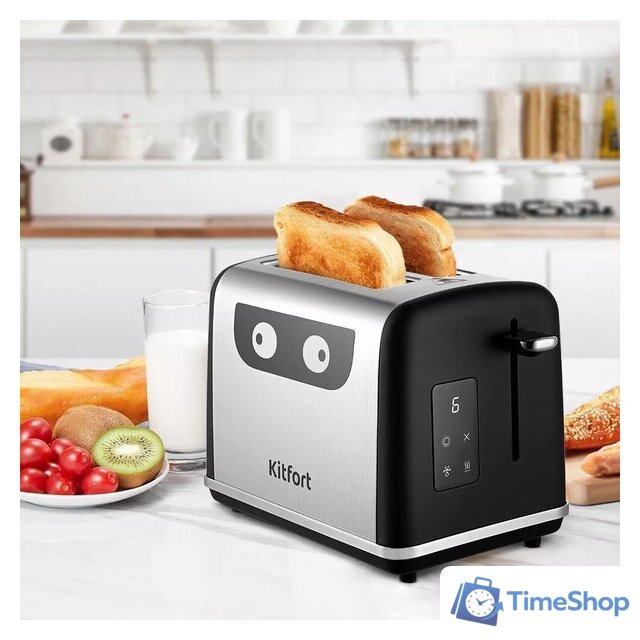 Тостер Kitfort KT-6221 - Изображение №2 — Интернет-магазин Time-Shop