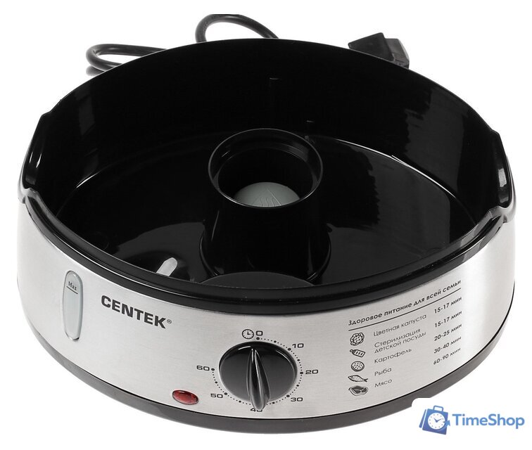 Пароварка CENTEK CT-1457 - Изображение №5 — Интернет-магазин Time-Shop