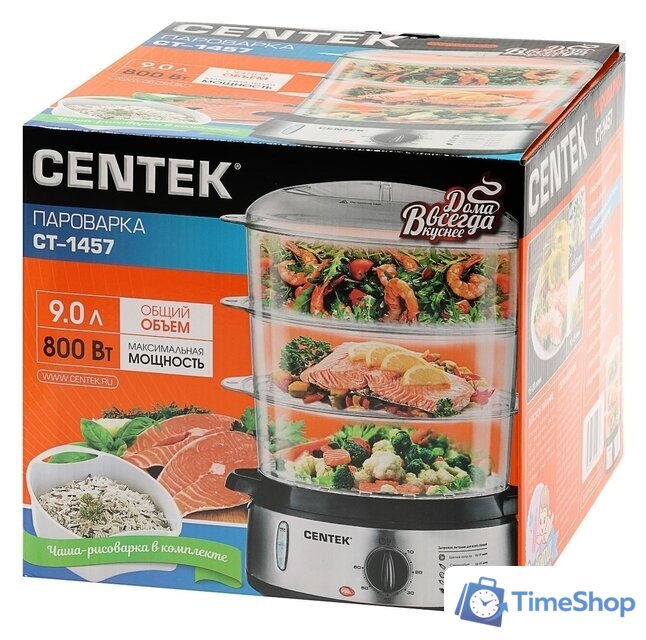Пароварка CENTEK CT-1457 - Изображение №7 — Интернет-магазин Time-Shop
