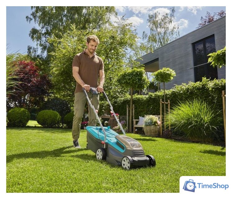 Газонокосилка Gardena PowerMax 32/36V P4A 14621-20 (с 2-мя АКБ) - Изображение №9 — Интернет-магазин Time-Shop