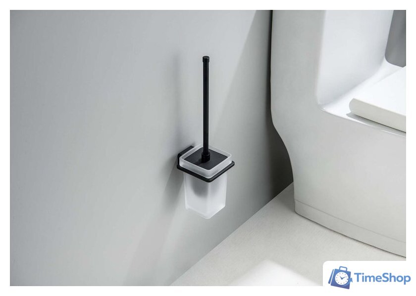 Ершик для унитаза Aquatek Либра AQ4310MB (черный матовый) - Изображение №2 — Интернет-магазин Time-Shop