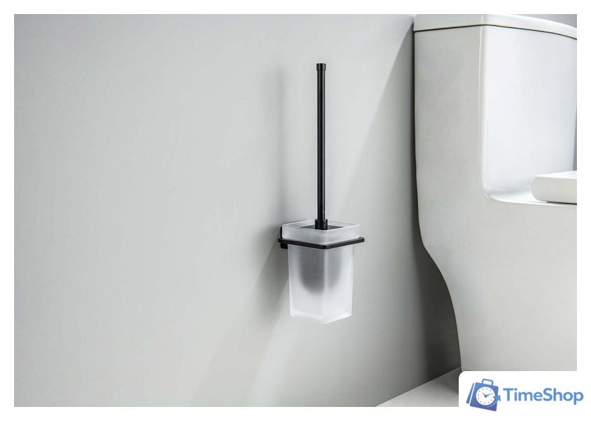 Ершик для унитаза Aquatek Либра AQ4310MB (черный матовый) - Изображение №3 — Интернет-магазин Time-Shop