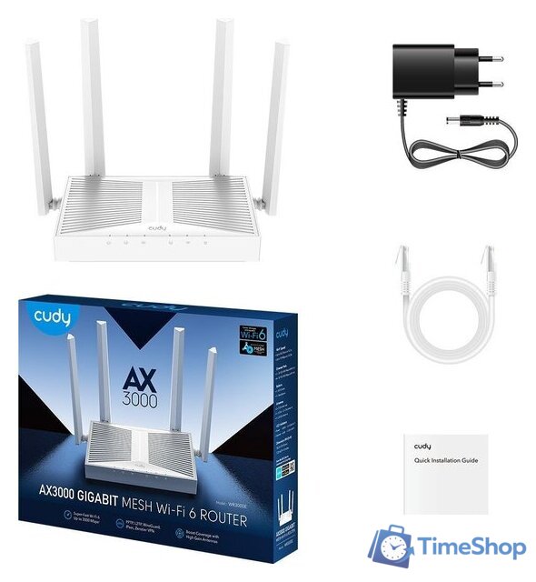 Wi-Fi роутер Cudy WR3000E - Изображение №3 — Интернет-магазин Time-Shop