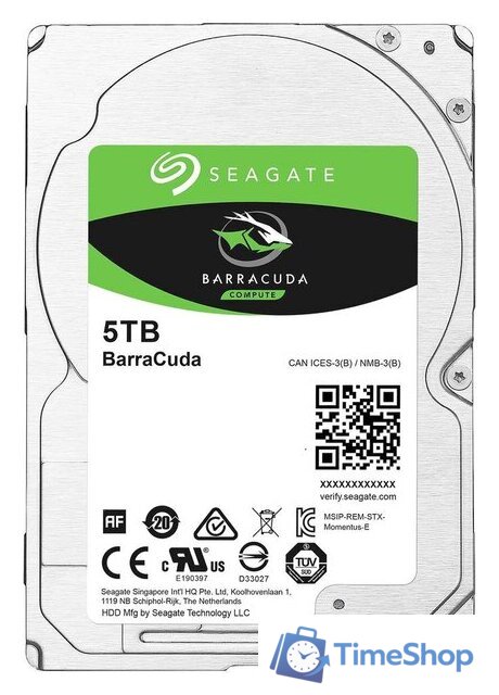 Жесткий диск Seagate Barracuda 5TB [ST5000LM000] - Изображение №1 — Интернет-магазин Time-Shop