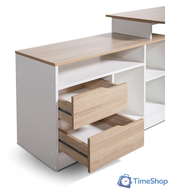 Стол Мебель-класс Имидж-3 (белый/дуб сонома) - Изображение №2 — Интернет-магазин Time-Shop