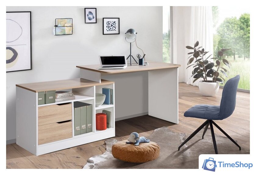 Стол Мебель-класс Имидж-3 (белый/дуб сонома) - Изображение №3 — Интернет-магазин Time-Shop