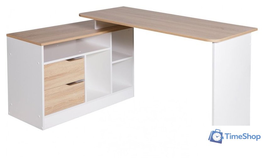 Стол Мебель-класс Имидж-3 (белый/дуб сонома) - Изображение №1 — Интернет-магазин Time-Shop