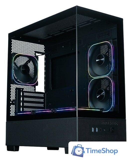 Корпус XASTRA Q500M 6ARGB-FG-C10-UC (черный) - Изображение №1 — Интернет-магазин Time-Shop