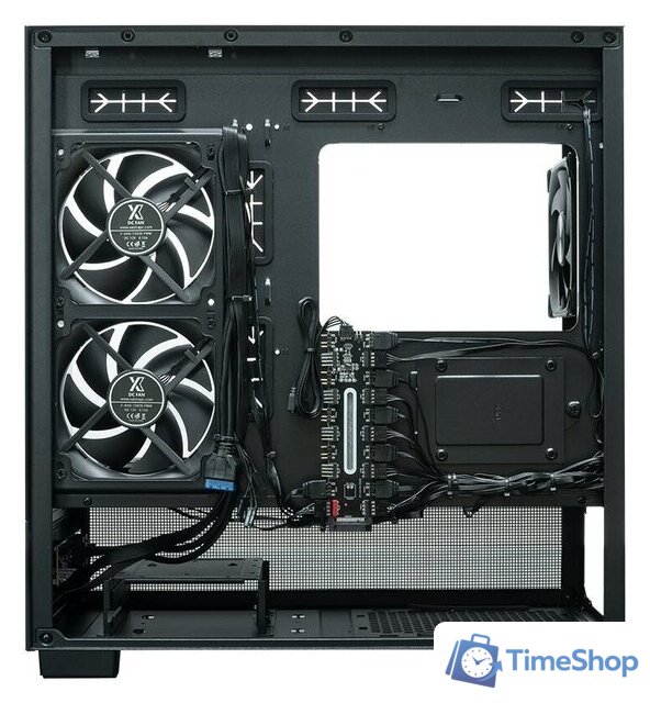 Корпус XASTRA Q500M 6ARGB-FG-C10-UC (черный) - Изображение №8 — Интернет-магазин Time-Shop